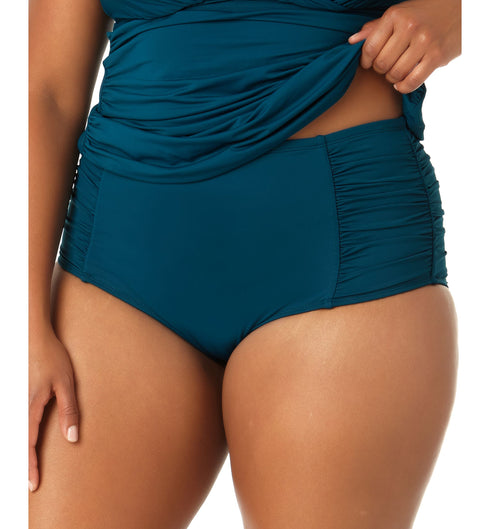 Plus Size High-Waist Bikini Bottoms
